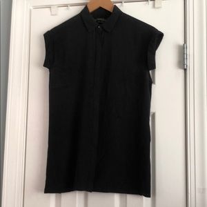 Black All Saints sleeveless blouse